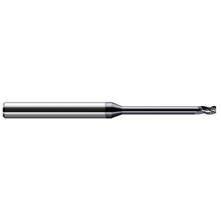 Harvey Tool 5/32 dia. x 0.03 in. Radius x 15/64 x 1.57 in. Reach Carbide Corner Radius End Mill, 3 Flutes 921510-C3